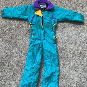 Kids ski suit vintage